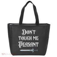 DonT Touch Me Peasant Sword Funny Renaissance Festival Tote Bag thumb 0
