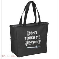 DonT Touch Me Peasant Sword Funny Renaissance Festival Tote Bag thumb 2