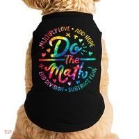 Do The Math Multiply Love Add Hope Math Teacher Tie Dye Doggie Tank thumb 0