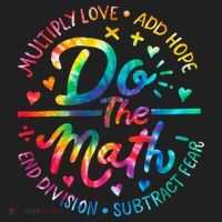Do The Math Multiply Love Add Hope Math Teacher Tie Dye Beanie thumb 2