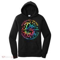 Do The Math Multiply Love Add Hope Math Teacher Tie Dye Women's Hoodie thumb 0