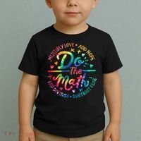 Do The Math Multiply Love Add Hope Math Teacher Tie Dye Toddler T-Shirt thumb 2