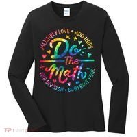 Do The Math Multiply Love Add Hope Math Teacher Tie Dye Women's Long Sleeve Shirt thumb 0