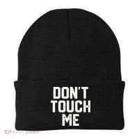 DonT Touch Me Funny Humor Introverted Sarcasm Beanie thumb 0