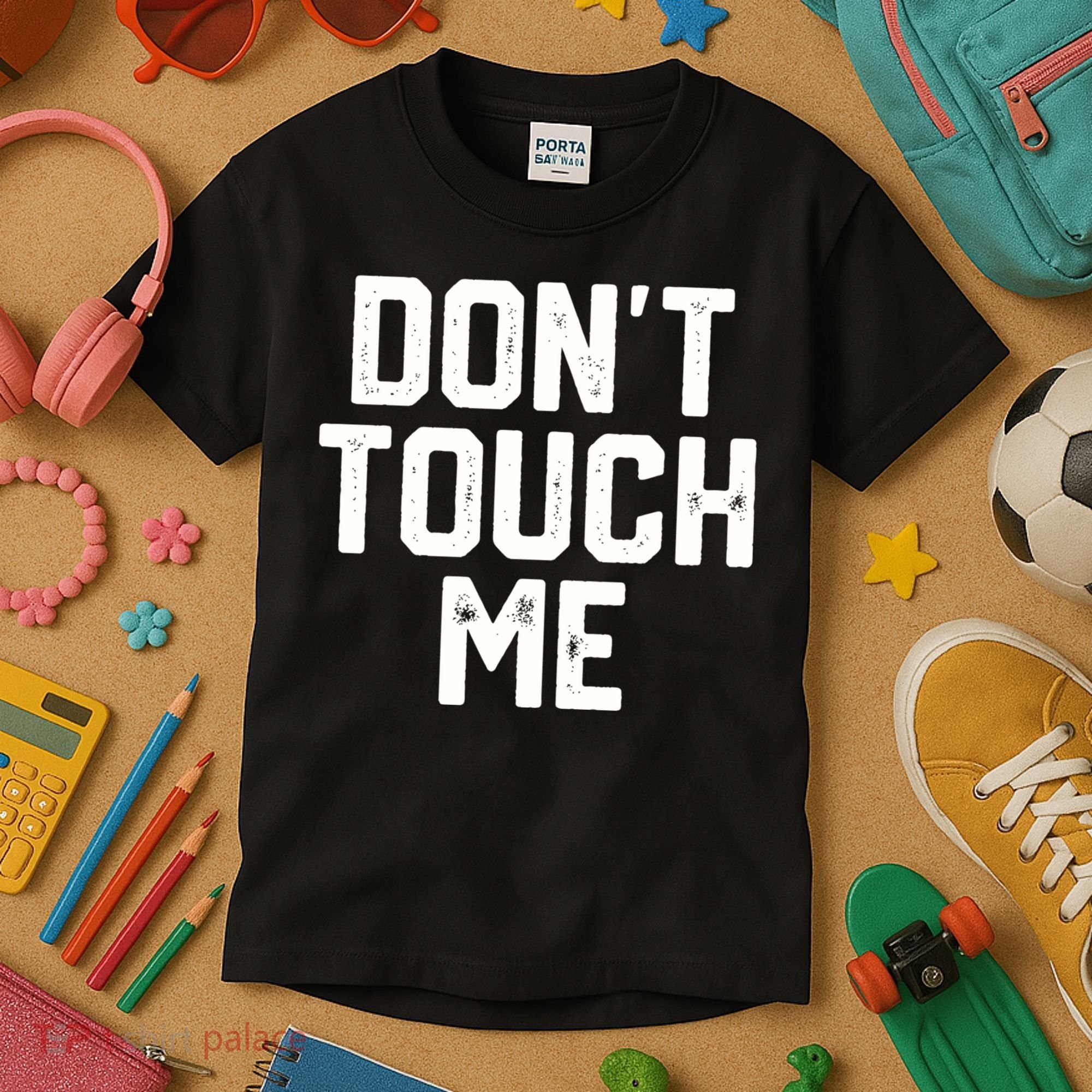 DonT Touch Me Funny Humor Introverted Sarcasm Kids T-Shirt