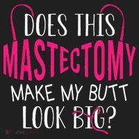 Does This Mastectomy Make My Butt Look Big Breast Cancer Women's Sweatshirt thumb 2