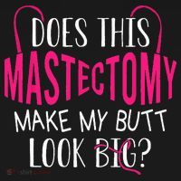 Does This Mastectomy Make My Butt Look Big Breast Cancer USA-Made Doggie Bandana thumb 2