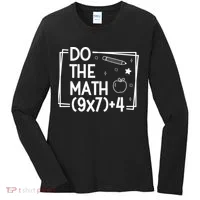 Do The Math Funny 67 Meme PEMDAS Women's Long Sleeve Shirt thumb 0