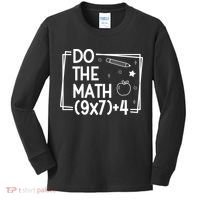 Do The Math Funny 67 Meme PEMDAS Kids Long Sleeve Shirt thumb 0