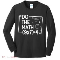 Do The Math Funny 67 Meme PEMDAS Kids Long Sleeve Shirt thumb 0
