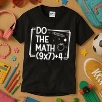 Do The Math Funny 67 Meme PEMDAS Kids T-Shirt thumb 3