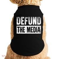 Defund The Media Doggie Tank thumb 0