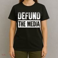 Defund The Media T-Shirt thumb 4