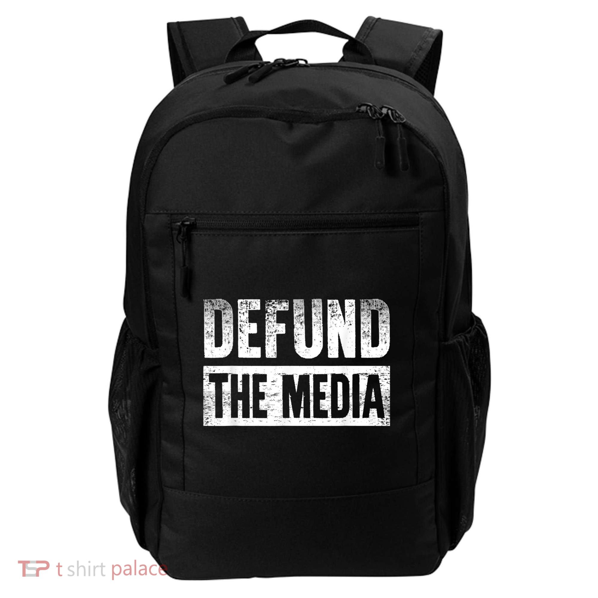 Defund The Media Backpack