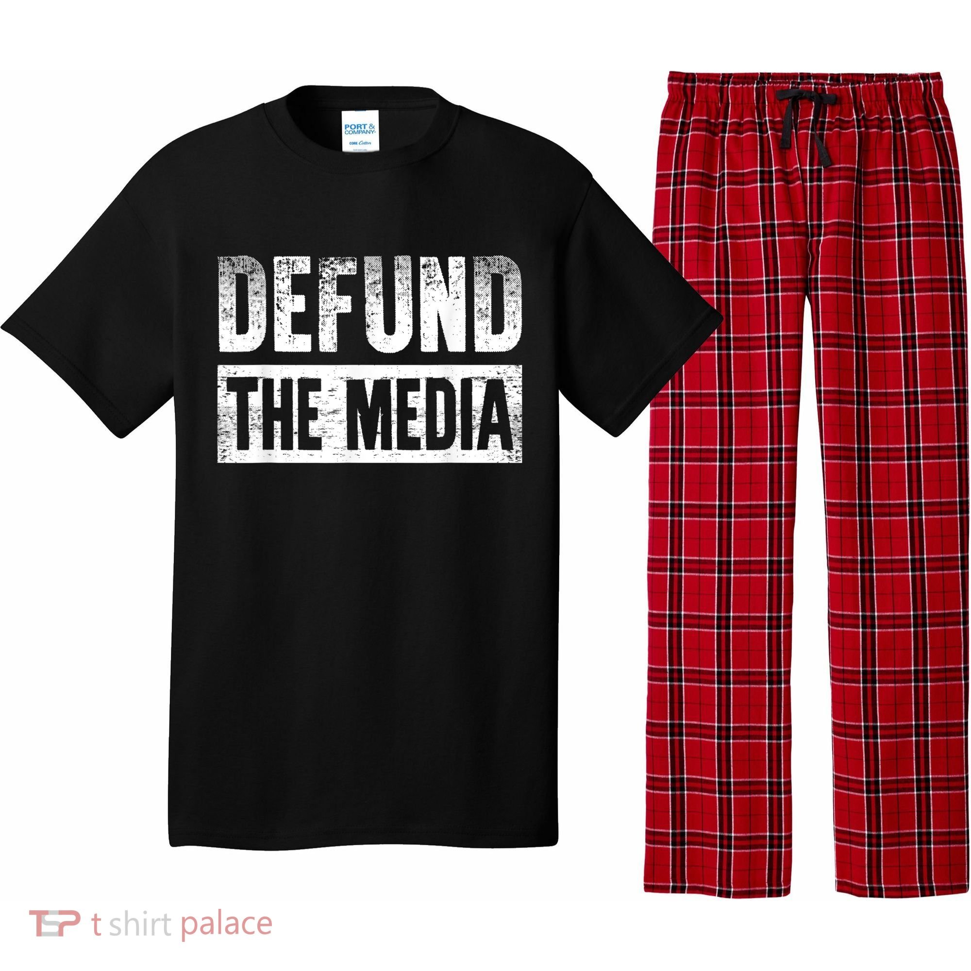 Defund The Media Pajama Set
