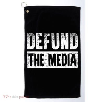 Defund The Media Golf Towel