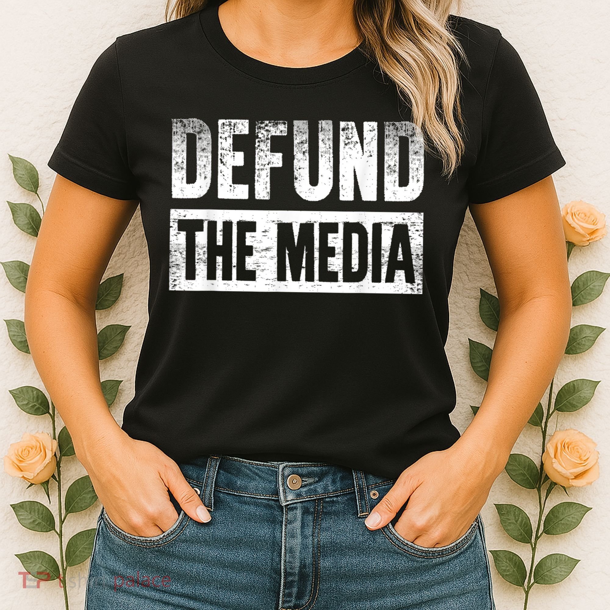 Defund The Media Women's T-Shirt
