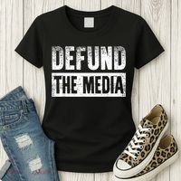 Defund The Media Women's T-Shirt thumb 3