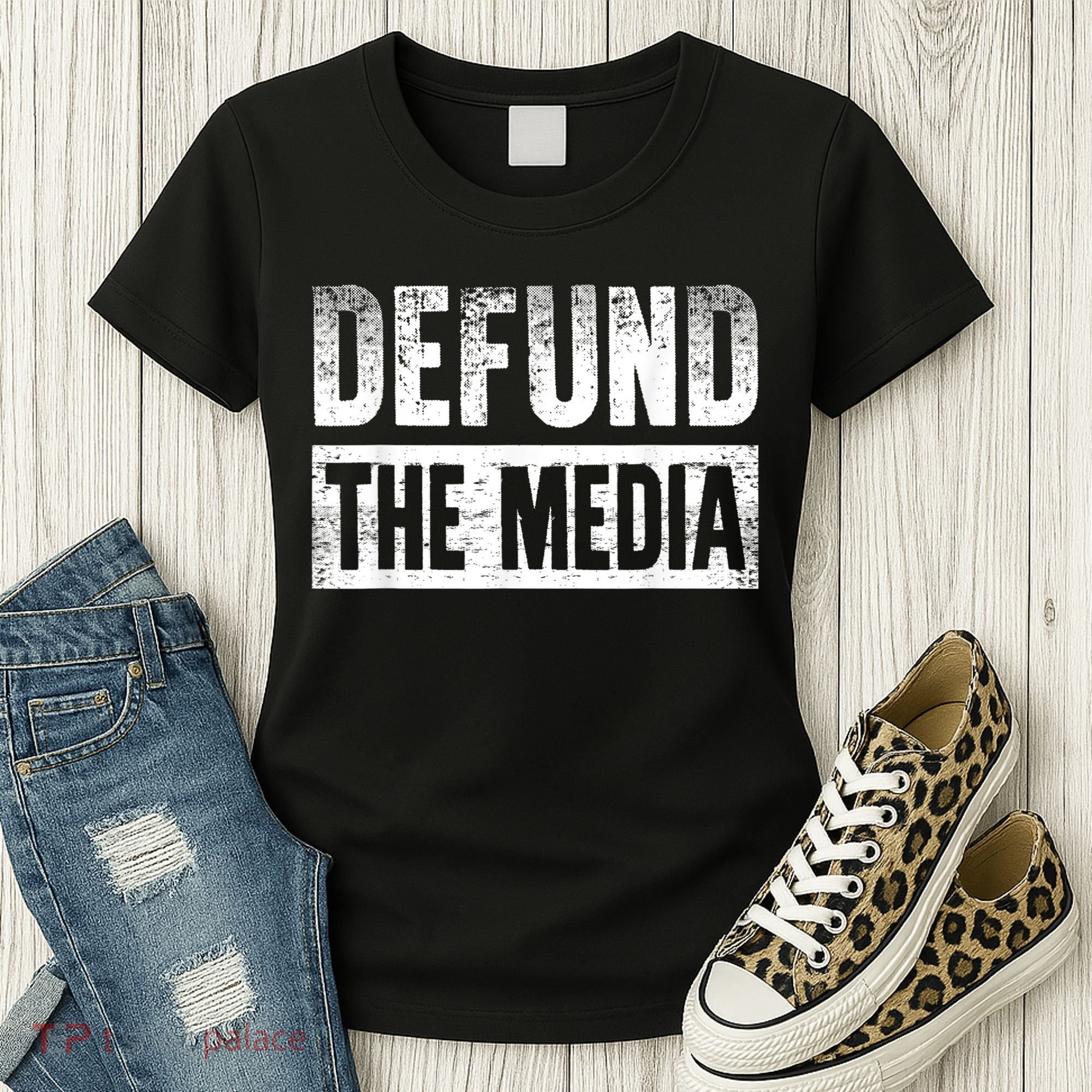 Defund The Media Women's T-Shirt