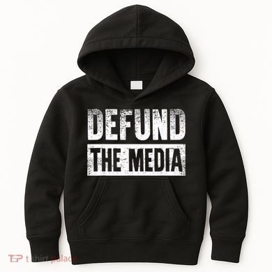 Defund The Media Kids Hoodie
