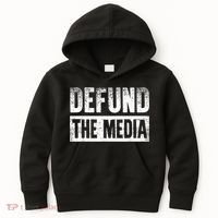 Defund The Media Kids Hoodie thumb 0