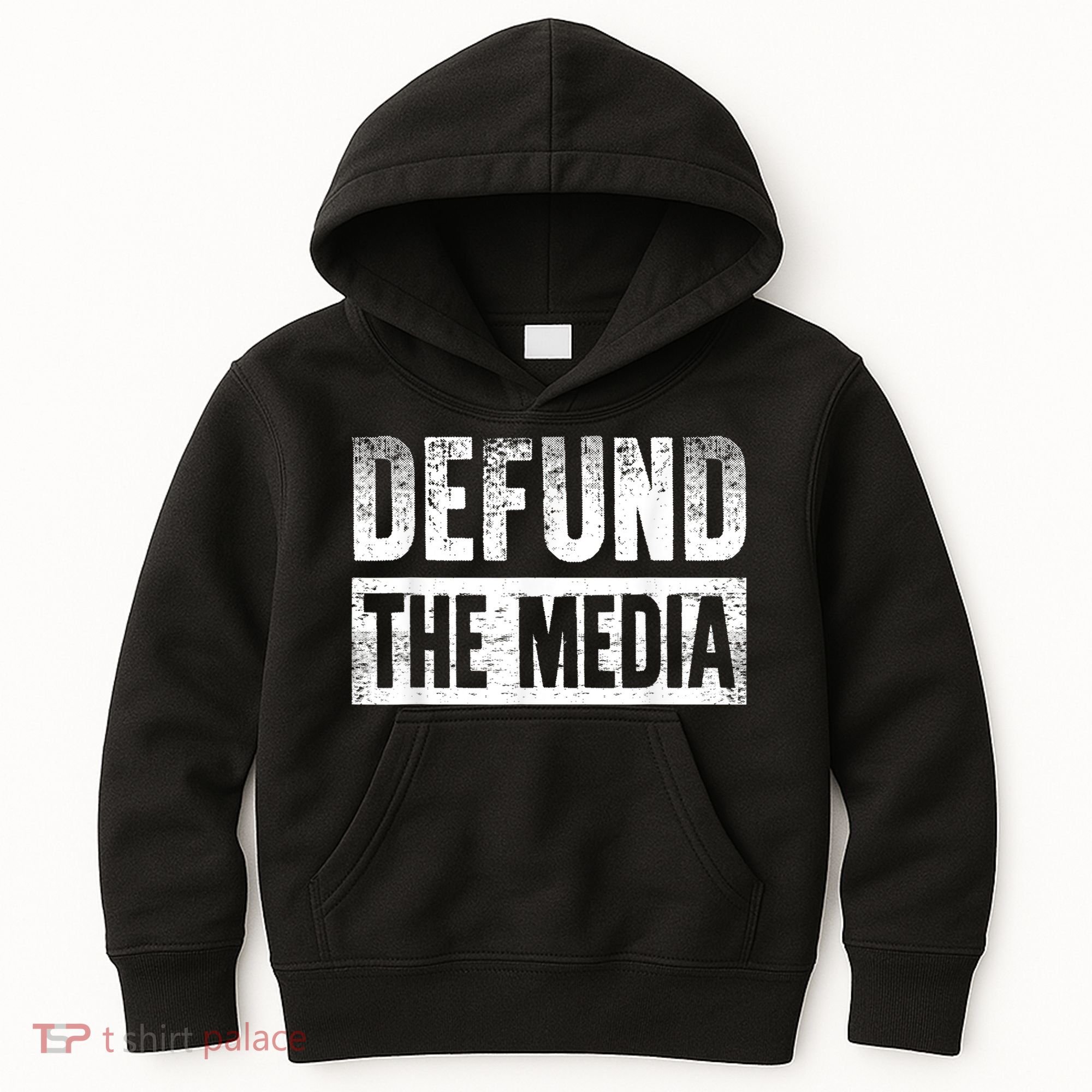 Defund The Media Kids Hoodie