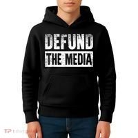 Defund The Media Kids Hoodie thumb 4