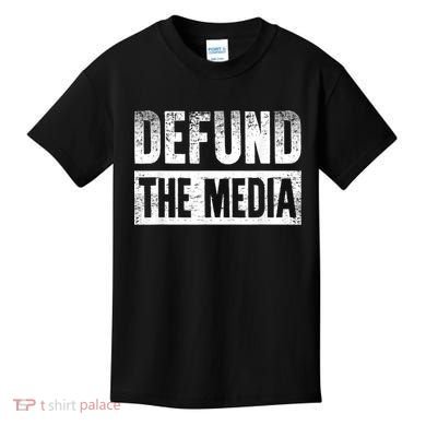 Defund The Media Kids T-Shirt