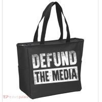Defund The Media Tote Bag thumb 2