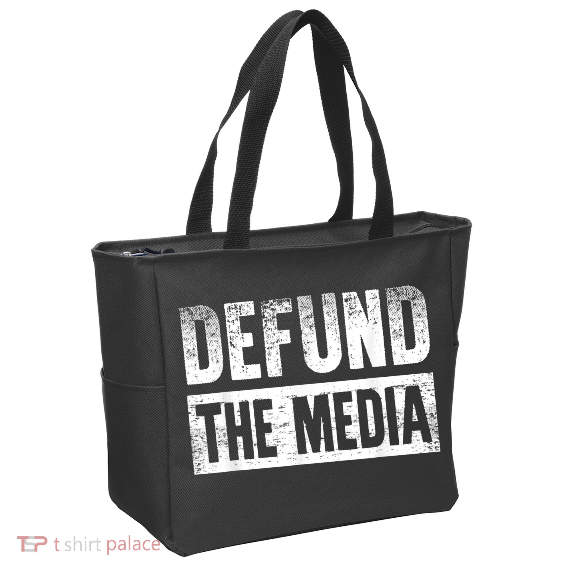 Defund The Media Tote Bag