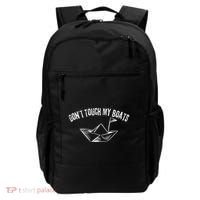 DonT Touch My Boats Funny Backpack thumb 0