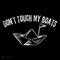 DonT Touch My Boats Funny Baby Bodysuit thumb 2