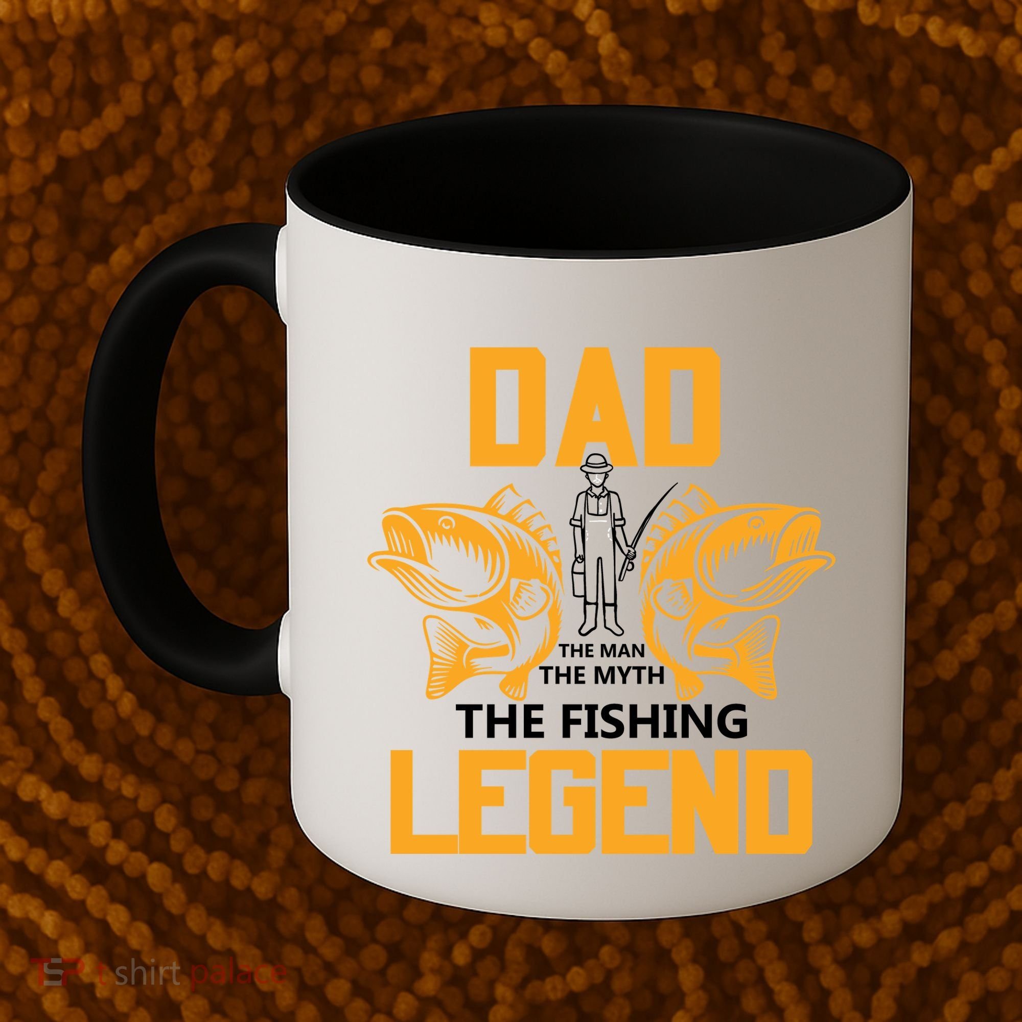 Dad The Man Myth The Fishing Legend Coffee Mug