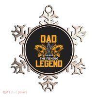 Dad The Man Myth The Fishing Legend Ornament thumb 0