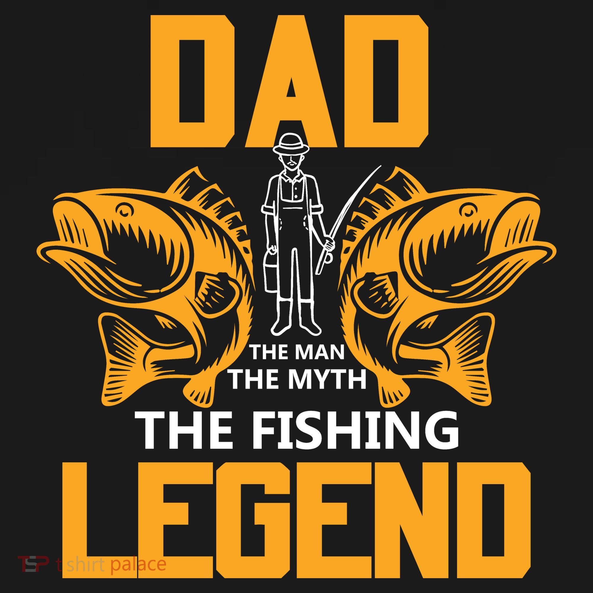 Dad The Man Myth The Fishing Legend Ornament