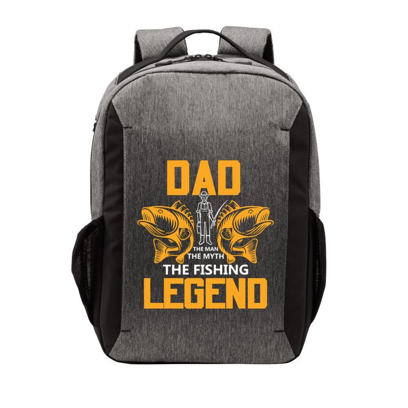 Dad The Man Myth The Fishing Legend Vector Backpack