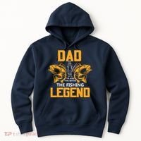 Dad The Man Myth The Fishing Legend Hoodie thumb 0