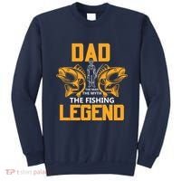 Dad The Man Myth The Fishing Legend Sweatshirt thumb 0