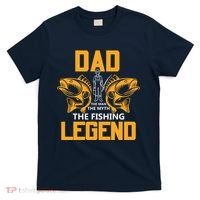Dad The Man Myth The Fishing Legend T-Shirt thumb 0