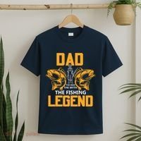 Dad The Man Myth The Fishing Legend T-Shirt thumb 2