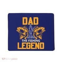 Dad The Man Myth The Fishing Legend Mousepad thumb 0