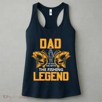 Dad The Man Myth The Fishing Legend Women's Tank Top thumb 3