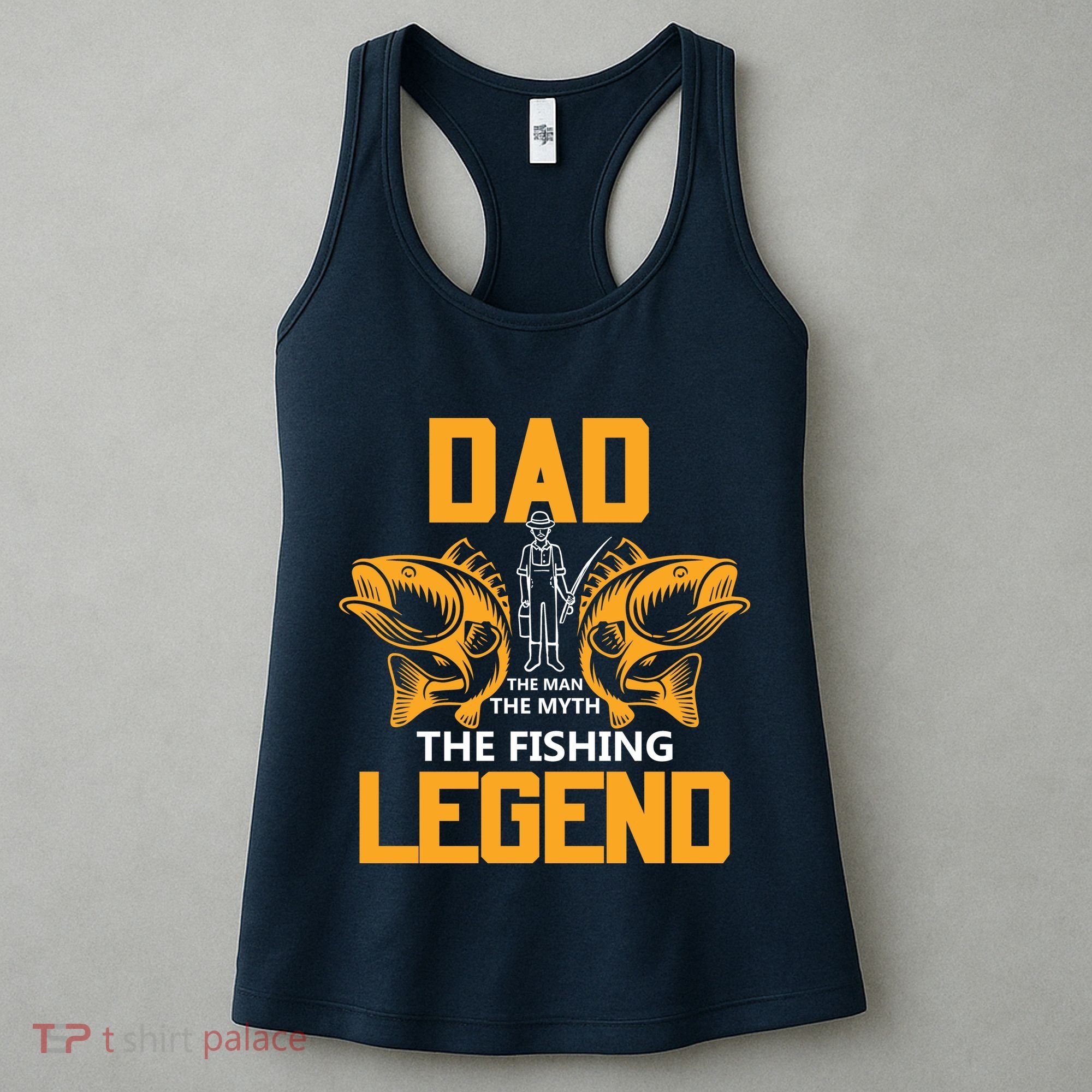 Dad The Man Myth The Fishing Legend Women's Tank Top