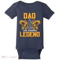 Dad The Man Myth The Fishing Legend Baby Bodysuit thumb 0