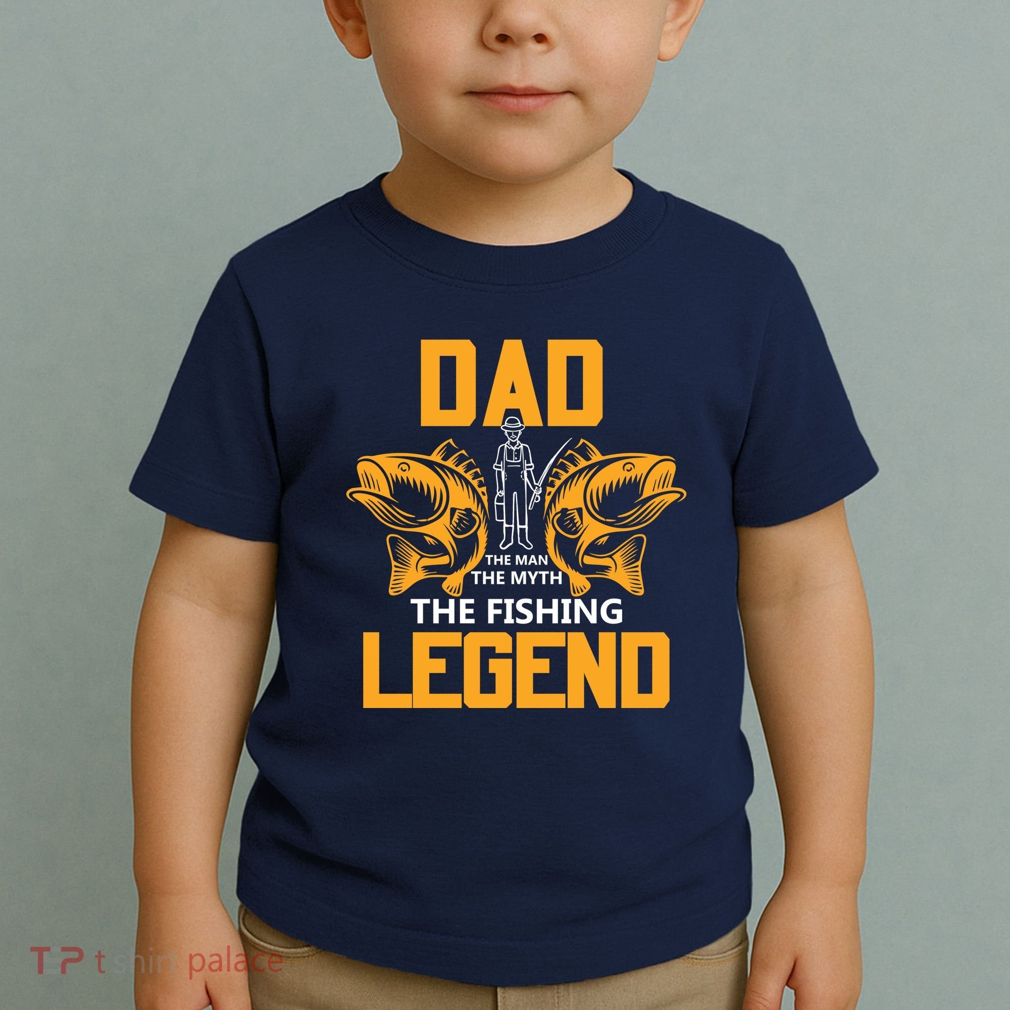 Dad The Man Myth The Fishing Legend Toddler T-Shirt