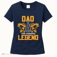 Dad The Man Myth The Fishing Legend Women's T-Shirt thumb 0