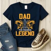 Dad The Man Myth The Fishing Legend Women's T-Shirt thumb 3
