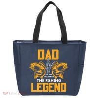 Dad The Man Myth The Fishing Legend Tote Bag thumb 0