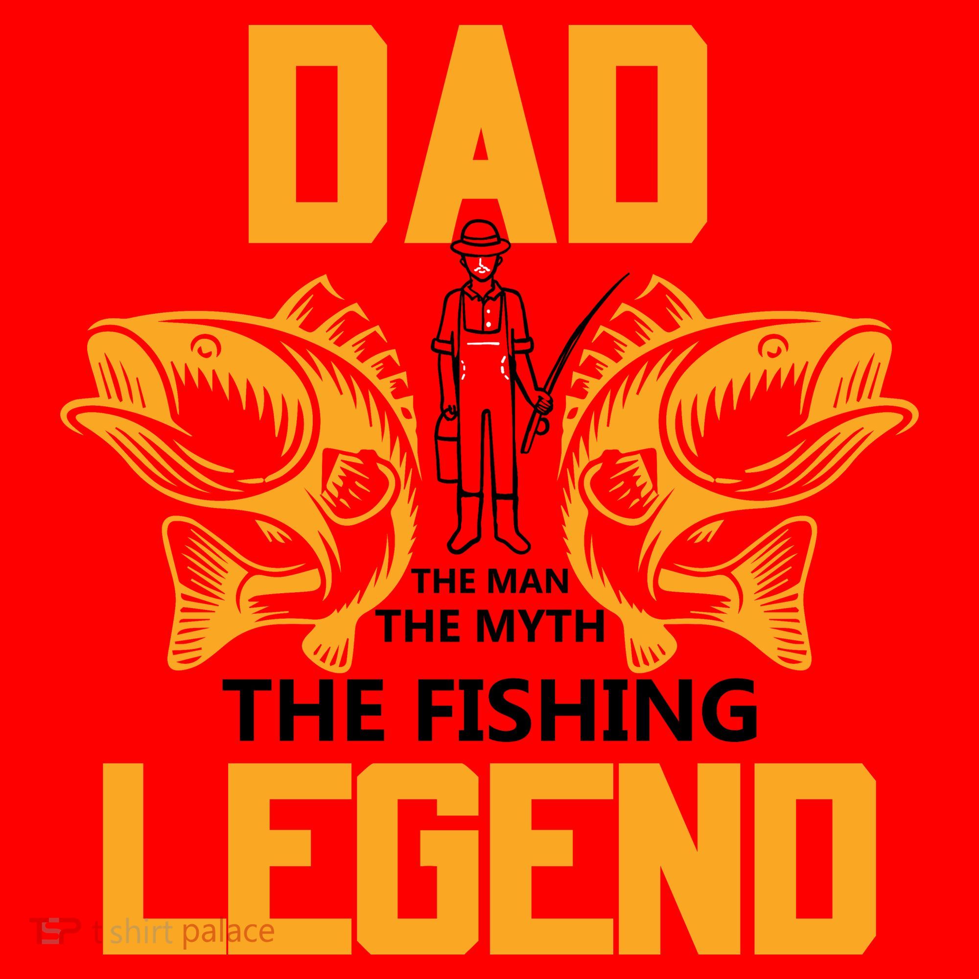 Dad The Man Myth The Fishing Legend Santa Hat