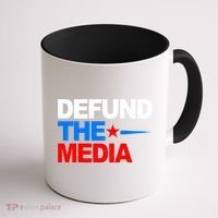 Defund The Media Coffee Mug thumb 1